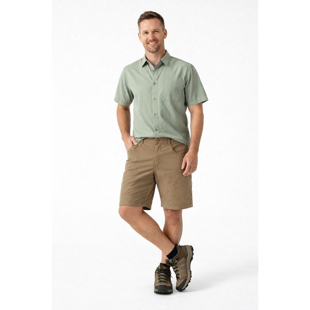 Kuhl Vintage Patina Dye Crag Hiking Shorts in Tan, Men's Size 30